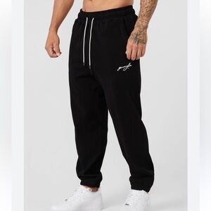 YoungLA  Black Jogger Pants Size Large